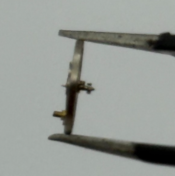 Oris 410 Balance Wheel Complete And Spring  5¼’’’ 330 M Watch Movement Parts NOS