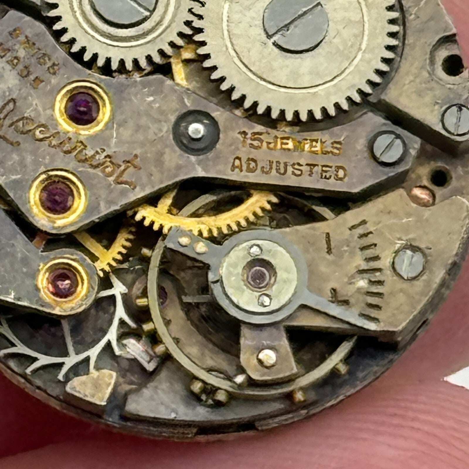 19.7mm Ladies Accurist AS 970 A Schild Manual Wind Swiss Watch Movement PARTS