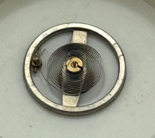 BRAC 2051 Balance Wheel Complete And Spring 5 1/4''' 69 M Watch Movement Parts
