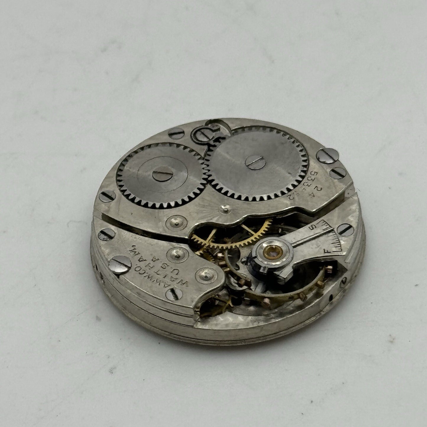 25.3mm Waltham USA Grade 561 Model 1898 Manual Wind Watch Movements PARTS REPAIR