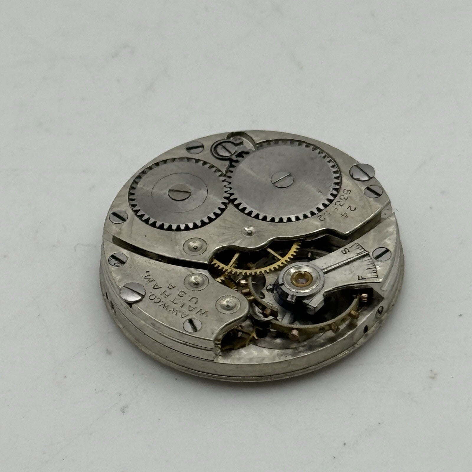 25.3mm Waltham USA Grade 561 Model 1898 Manual Wind Watch Movements PARTS REPAIR