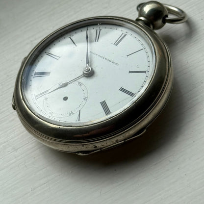 Elgin Grade 7 Pocket Watch Antique Illinois Sub Seconds Key Wound Parts American