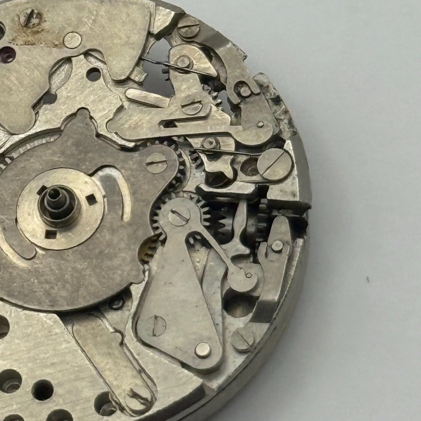 Soviet Poljot ? Alarm Watch Movement Manual Wind Vintage 18 Jewels Parts 26.6mm