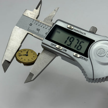 19.7mm Buren Eldis 15 Jewels Manual Wind Watch Movement Swiss Vintage PARTS