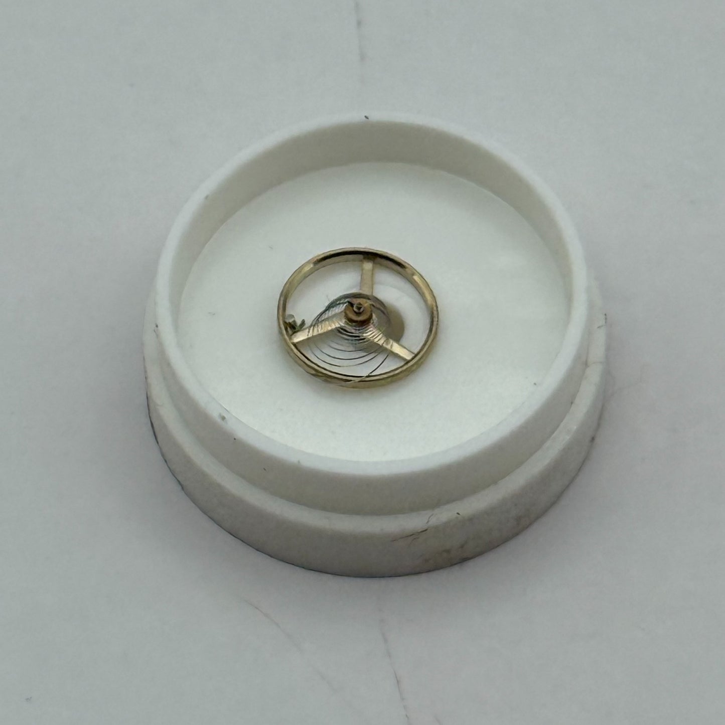 FHF 59-21 Balance Wheel Complete And Spring  1353 Watch Movement Parts 