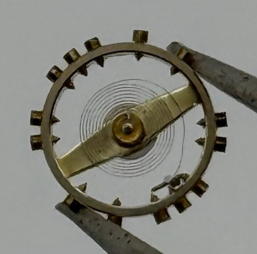 ETA 746 Balance Wheel Complete And Spring 4 1/2''' 144 M Watch Movement Parts