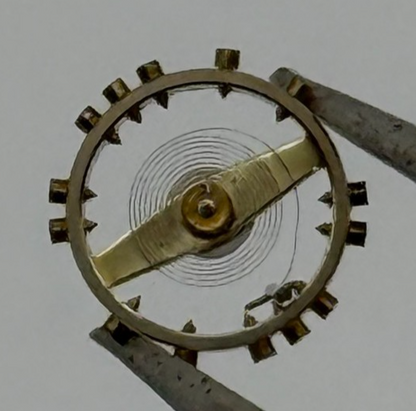 ETA 746 Balance Wheel Complete And Spring 4 1/2''' 144 M Watch Movement Parts
