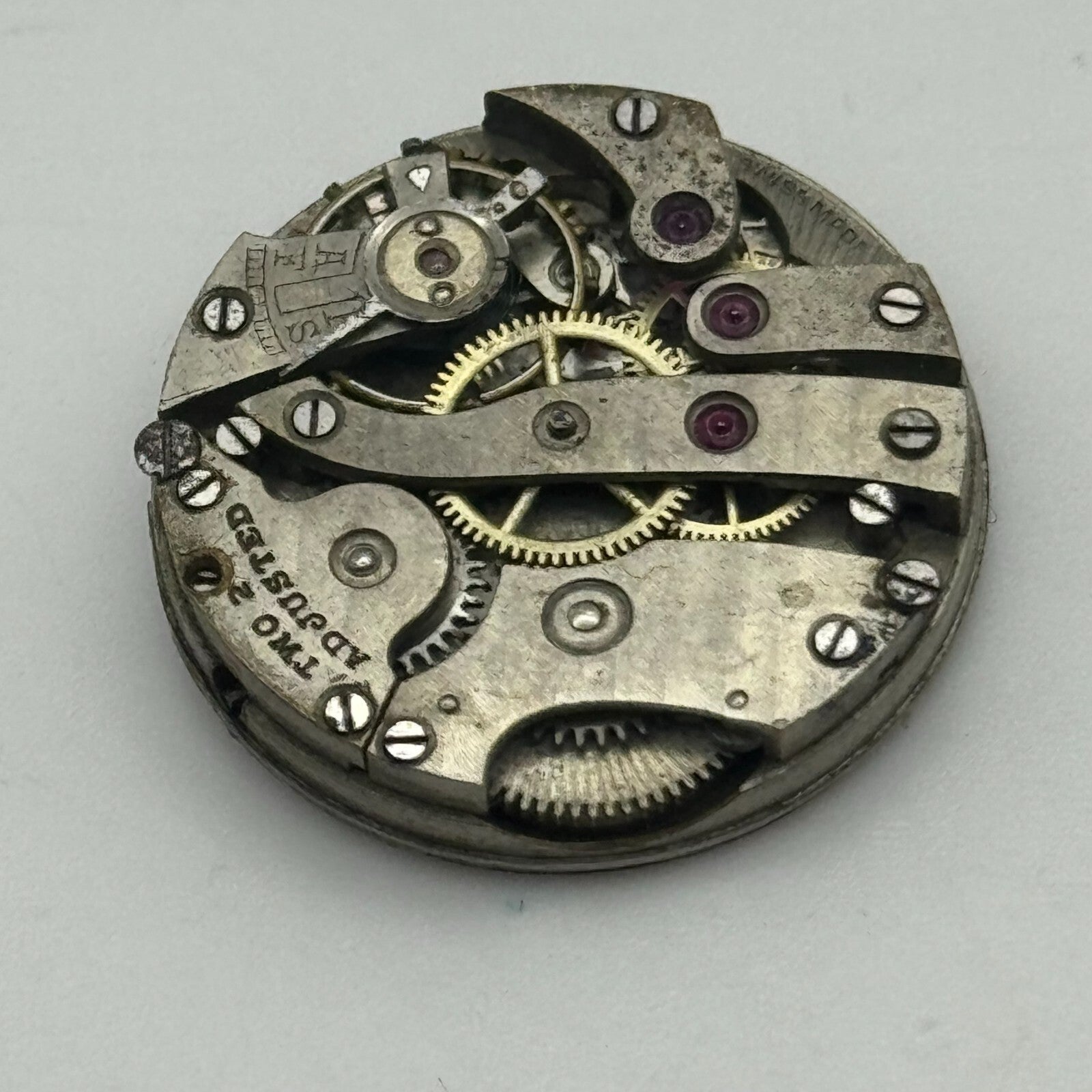23.5mm Unidentified High Grade Manual Wind Swiss Watch Movement Vintage PARTS