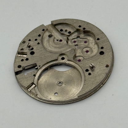 Landeron Brevet Main Plate Watch Movement Chronograph Vintage Swiss Parts 31.5mm