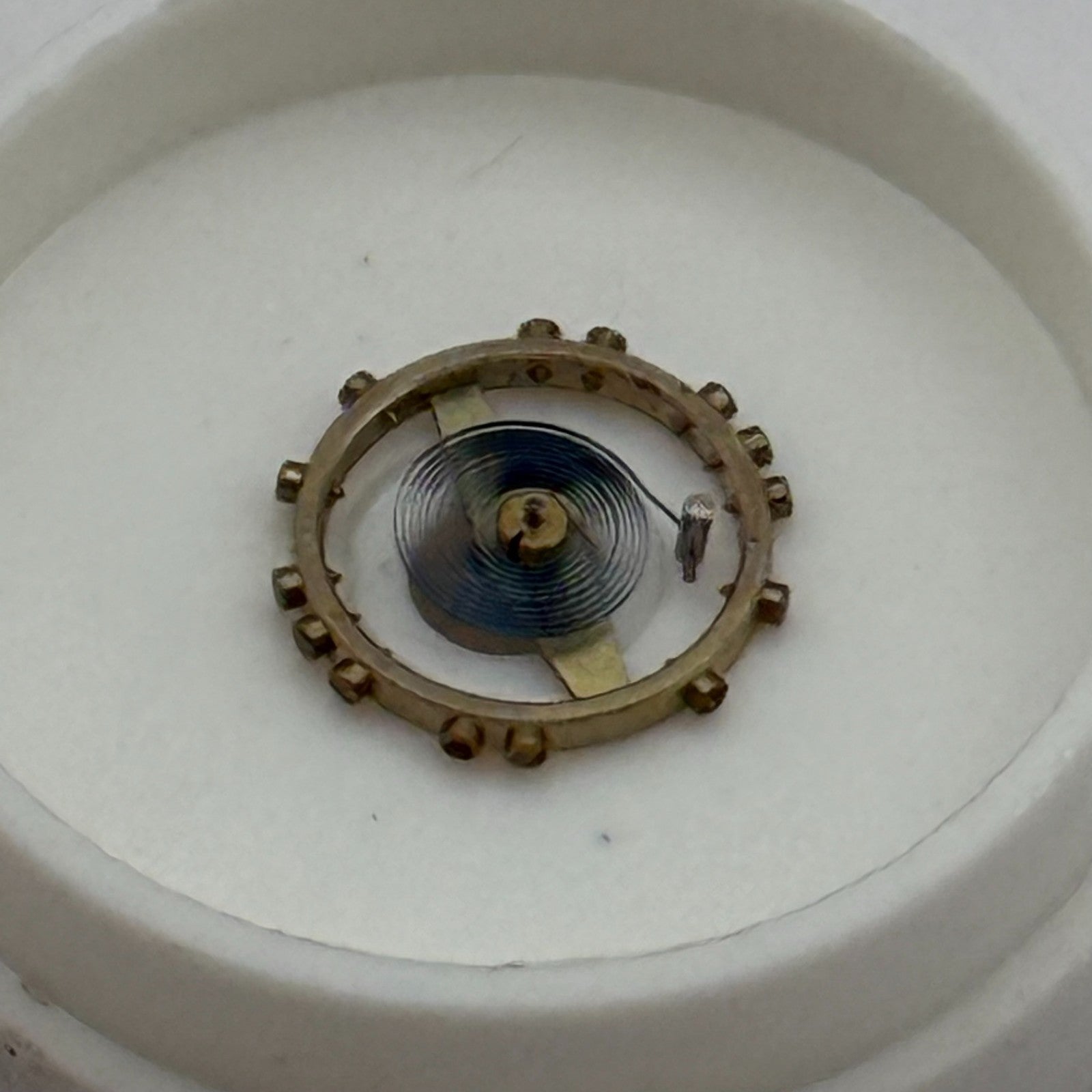 AS 976 1012 Balance Wheel Complete And Spring  29 M Watch Movement Parts NOS