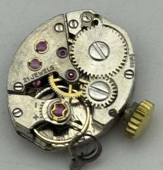 12.9mm Ladies Everite AS 1677 A Schild Manual Wind Swiss Watch Movement PARTS