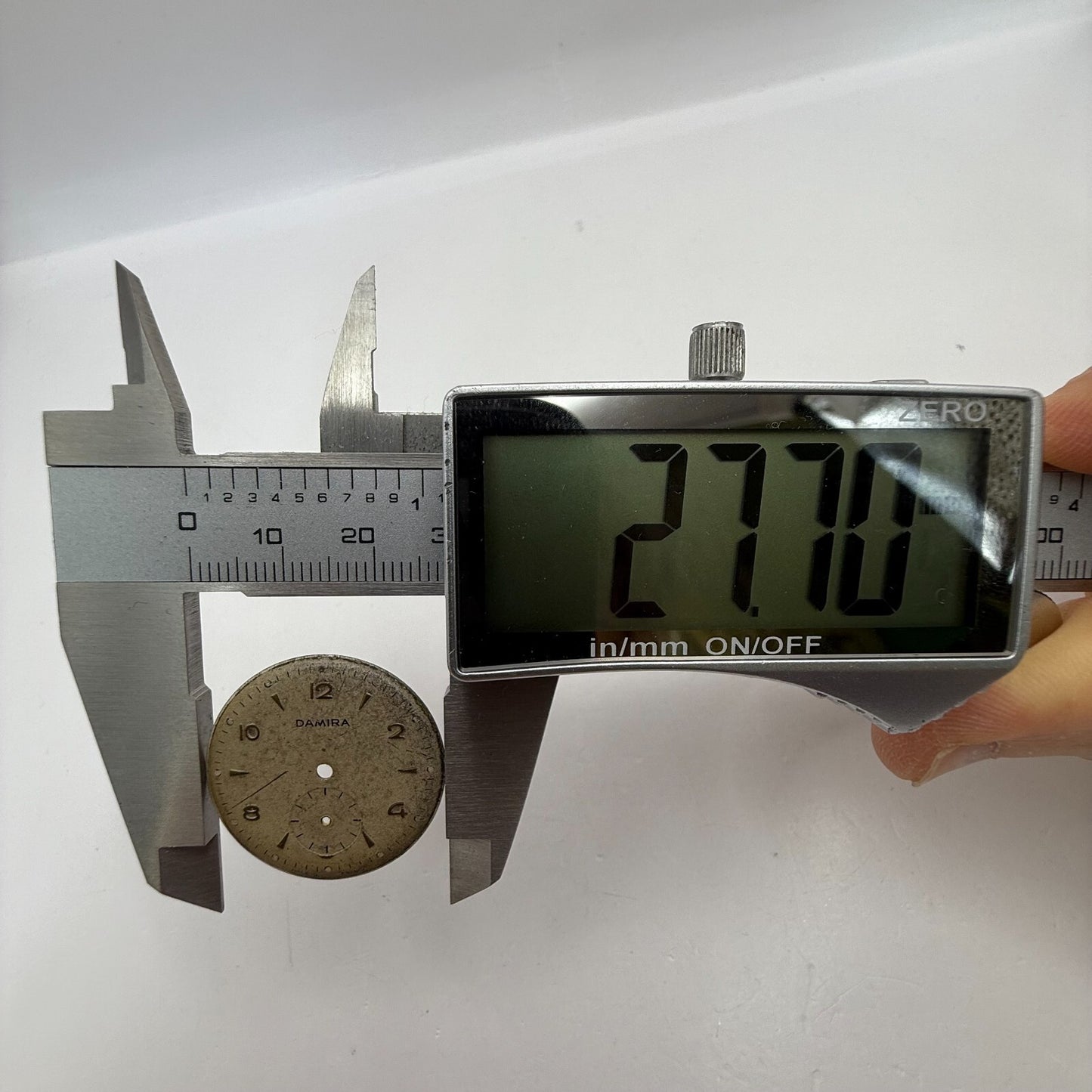 23.6mm Vintage Cupillard Cal 233 Manual Wind Partial Watch Movement PARTS REPAIR