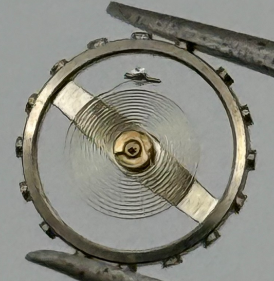 EB 1297 1469 Balance Wheel Complete And Spring  117 Watch Movement Parts NOS