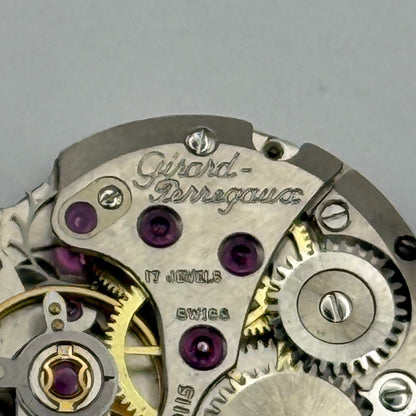 Girard Perregaux Ladies Good Balance Watch Movement Manual Wind Vintage 17.3mm