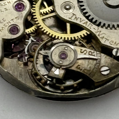 25mm Invar Watch Co 15 Jewels Quality Trench Watch Movement Manual Wind PARTS
