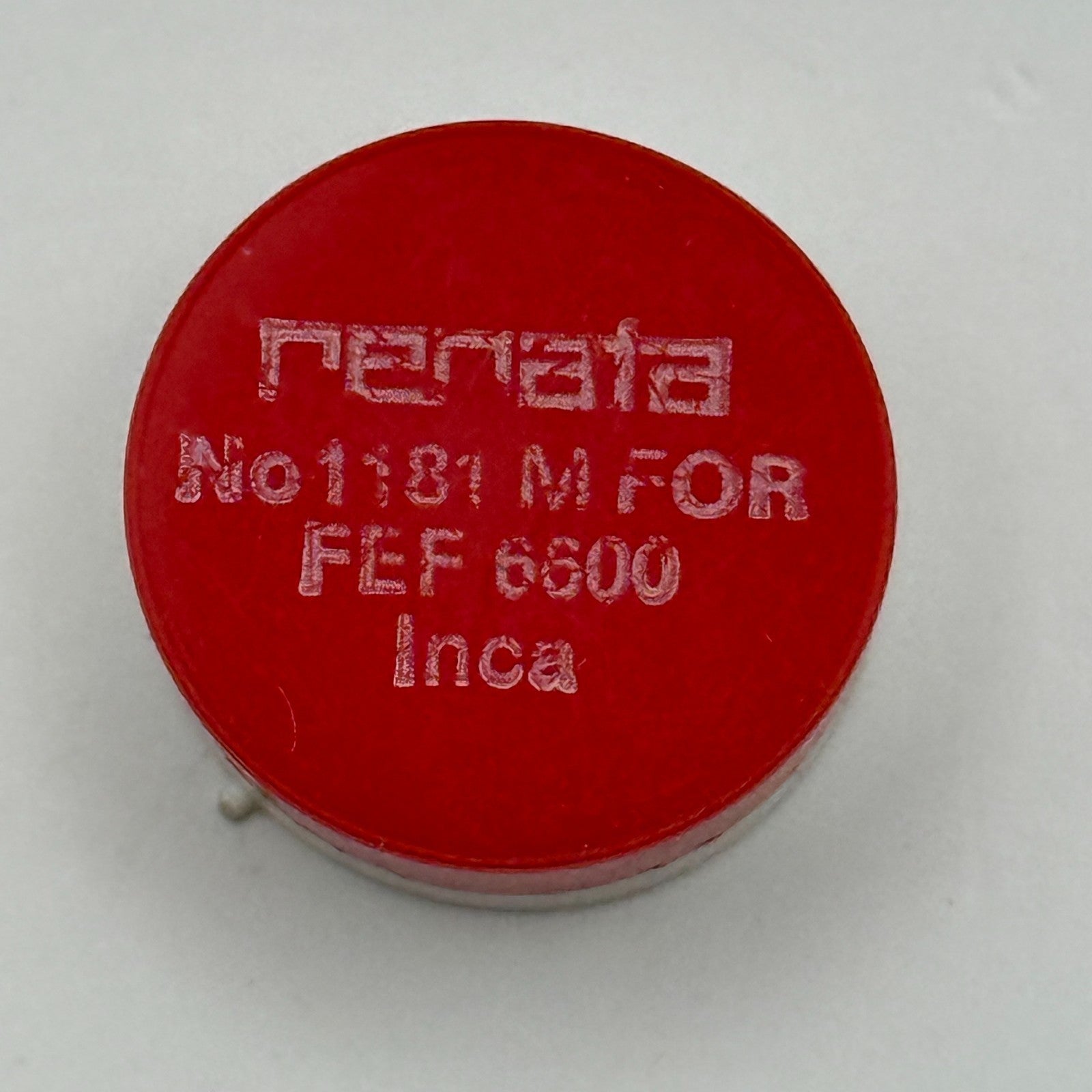 FEF 6600 Inca Balance Wheel Complete And Spring 1181 M Watch Movement Parts NOS