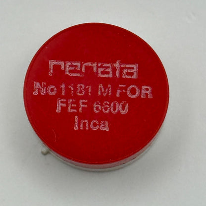 FEF 6600 Inca Balance Wheel Complete And Spring 1181 M Watch Movement Parts NOS