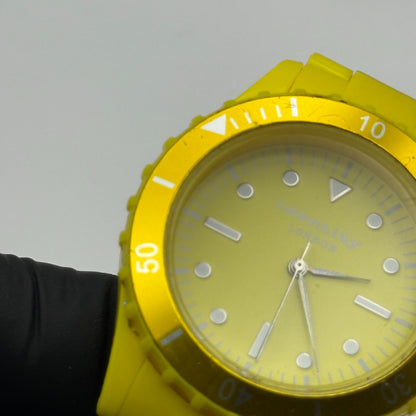 Identity London Unisex Kids Yellow Quartz Watch Bracelet Working 42mm