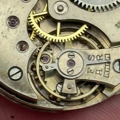 27.3mm Mens Unidentified 15 Jewels Trench Watch Movement Manual Wind Swiss PARTS