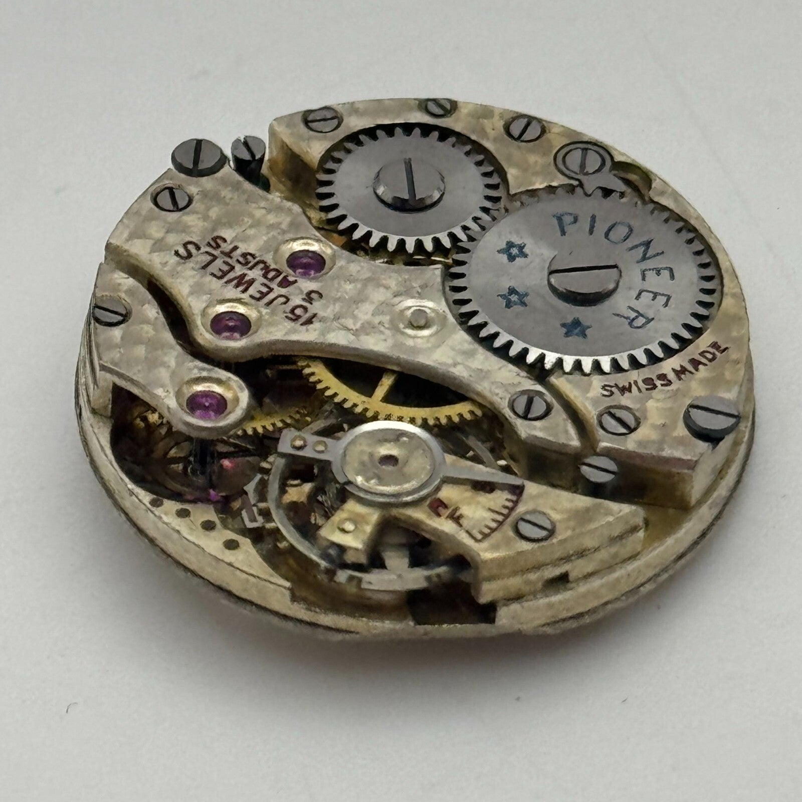 23.7mm Pioneer AS 340 31.1 A Schild Manual Wind Swiss Watch Movement PARTS SPARE