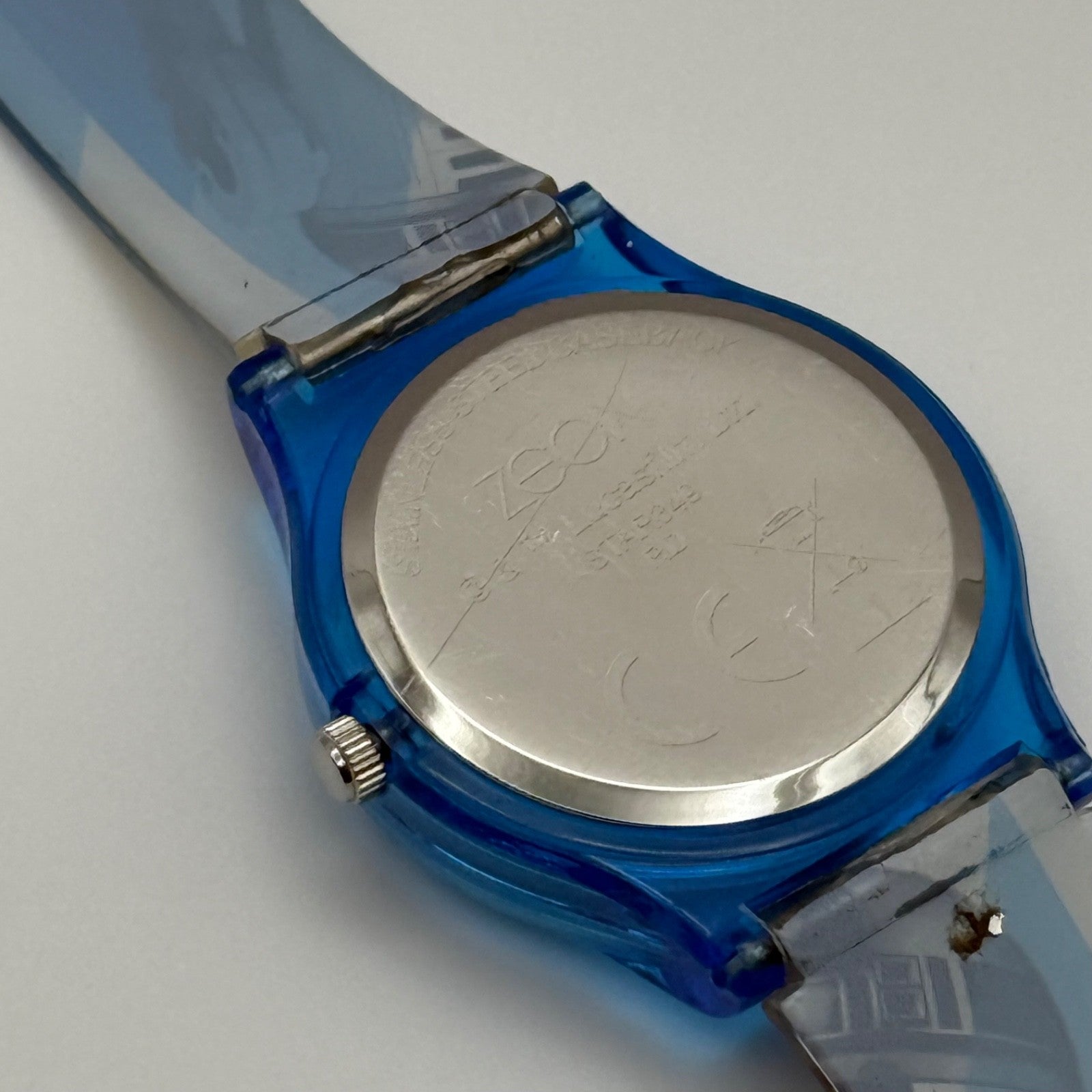 34mm Working RARE Zeon R2-D2 Lucasfilm LTD Blue 34mm Quartz Watch New Battery