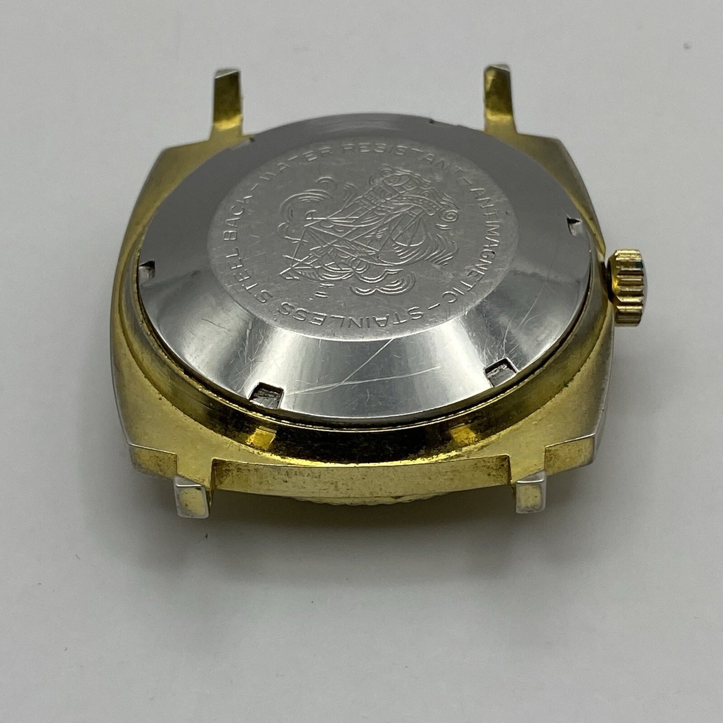 35mm Vintage Gents Aseikon 23 Colombo Style Day Date Watch Head TO RESTORE