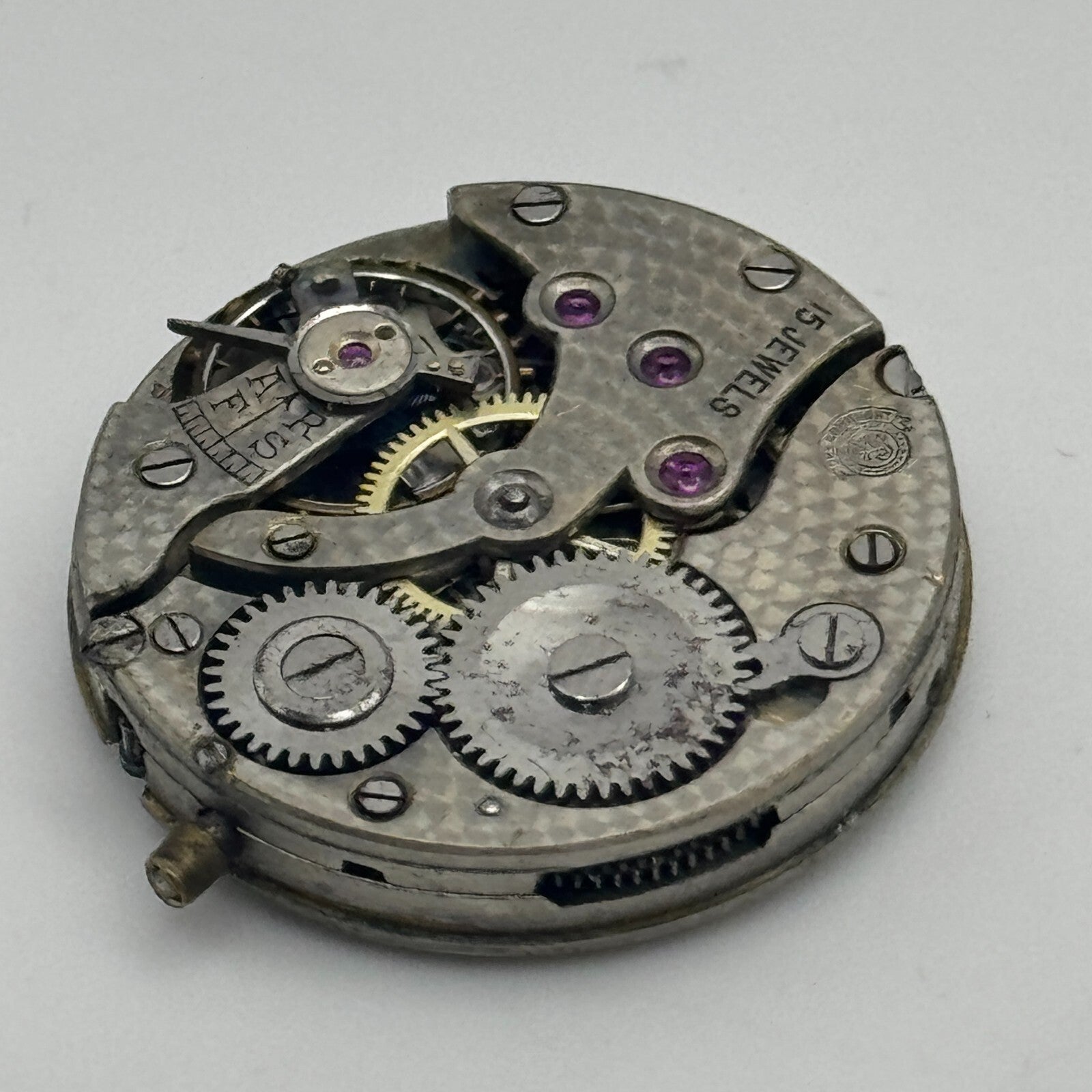 25mm Dreadnought 15 Jewels Swiss Trench Watch Movement Manual Wind PARTS SPARES