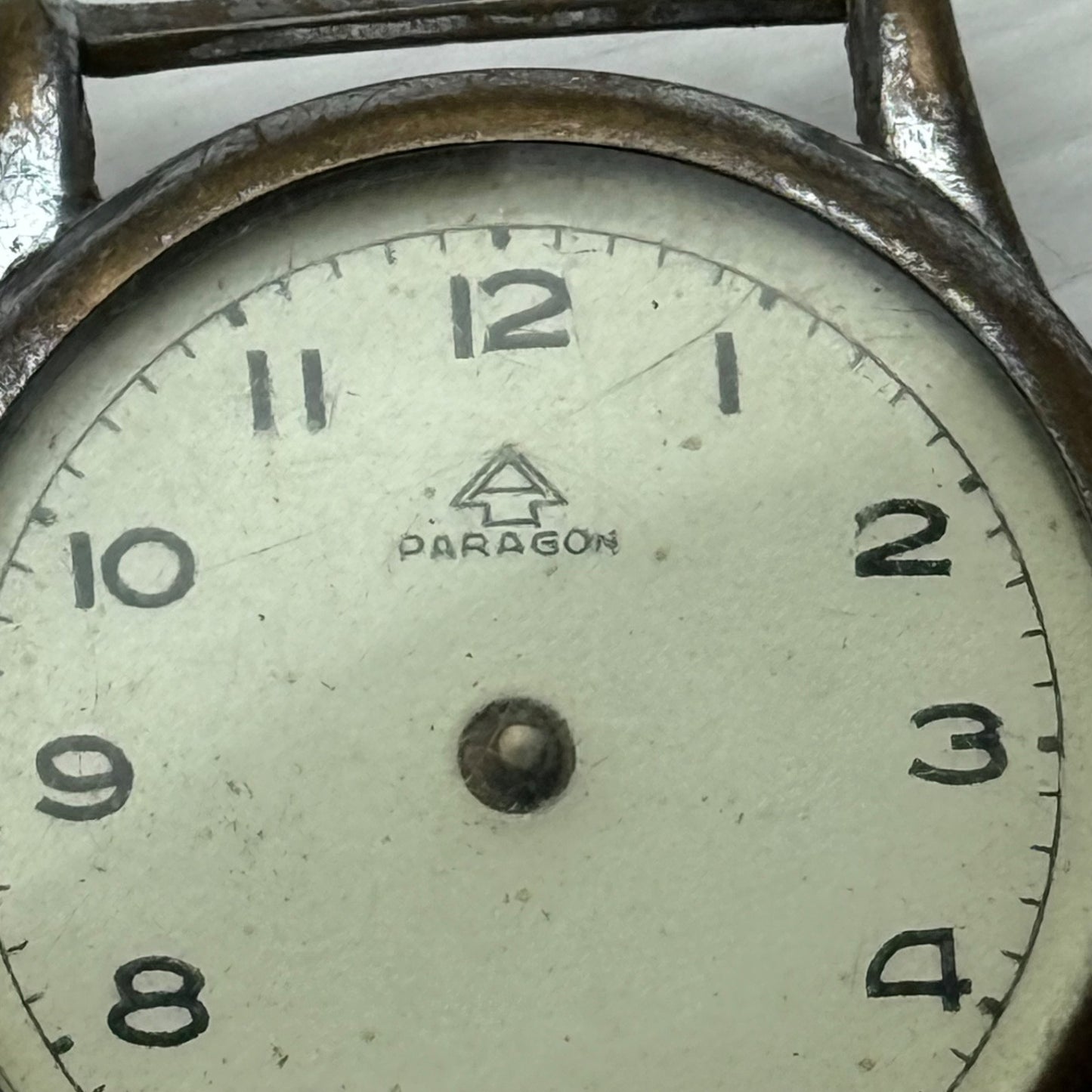 32mm Men's Vintage Paragon Swiss Made Manual Wind Watch FOR PARTS / REPAIR