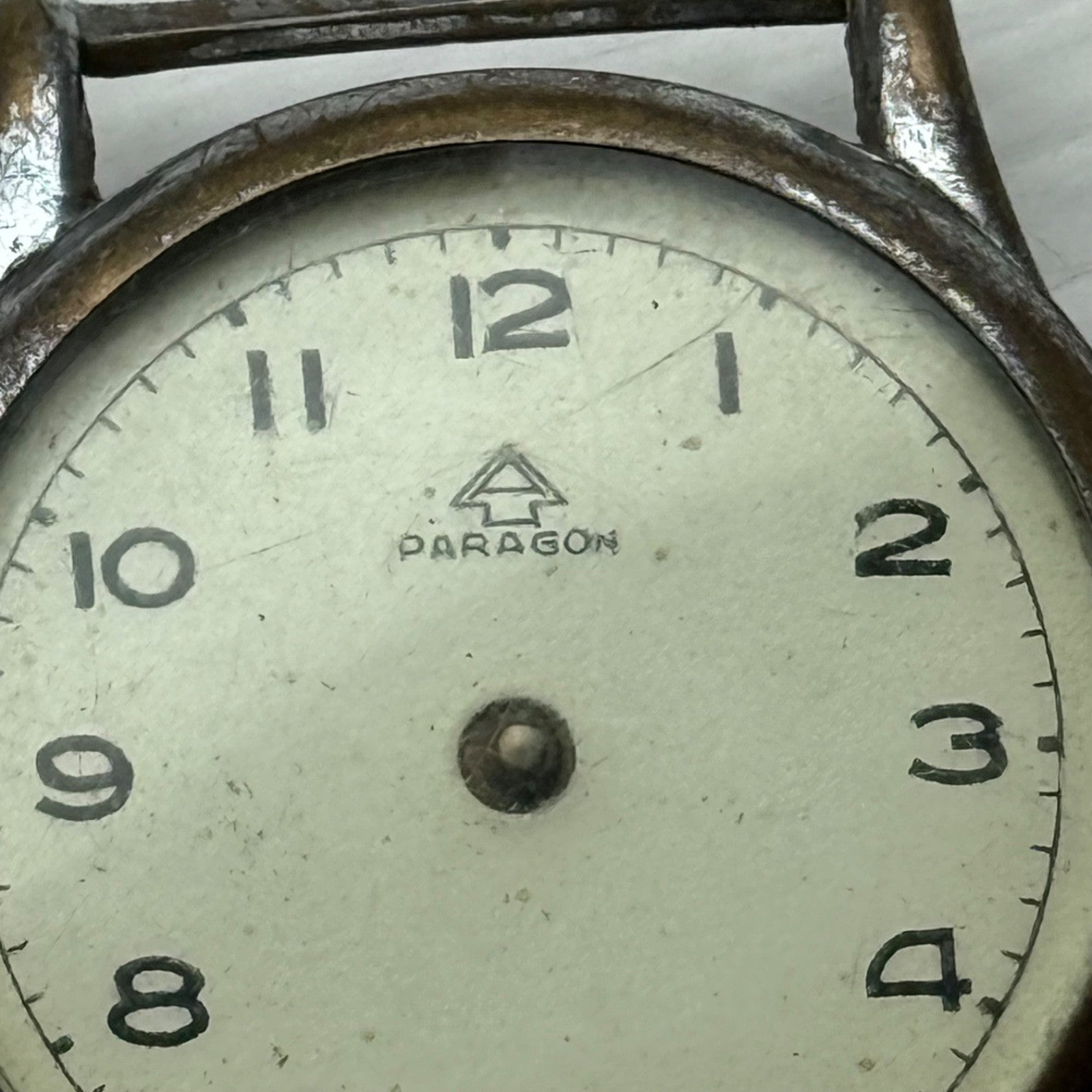 32mm Men's Vintage Paragon Swiss Made Manual Wind Watch FOR PARTS / REPAIR