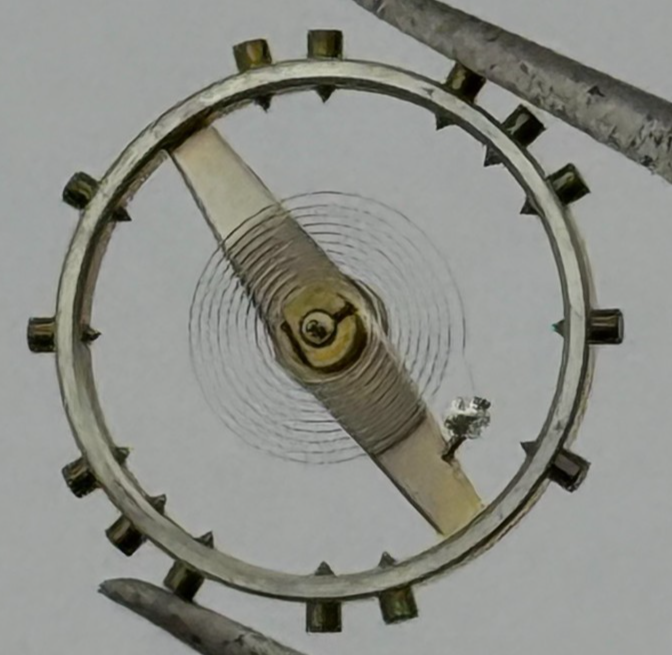 AS 1194 Balance Wheel Complete And Spring 11 1/2'''41 M Watch Movement Parts NOS