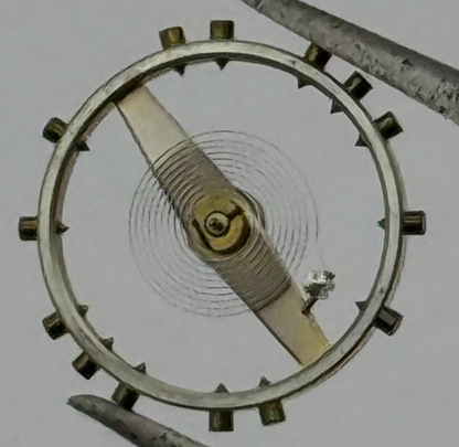 AS 1194 Balance Wheel Complete And Spring 11 1/2'''41 M Watch Movement Parts NOS