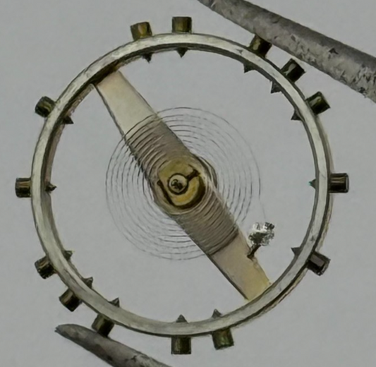 AS 1194 Balance Wheel Complete And Spring 11 1/2'''41 M Watch Movement Parts NOS