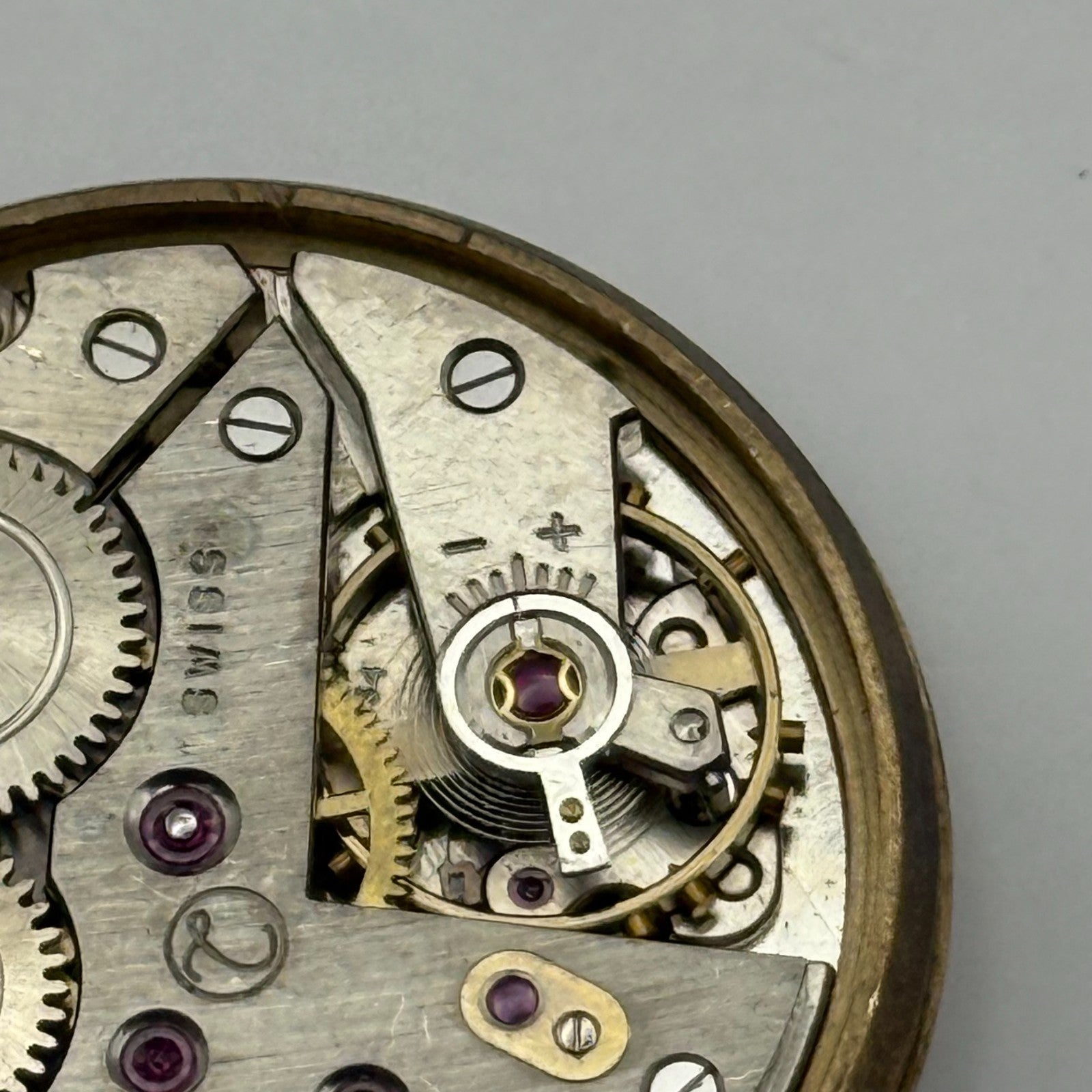 AS 1634 Watch Movement Bernex Manual Wind Vintage Swiss Parts Repair 29.6mm