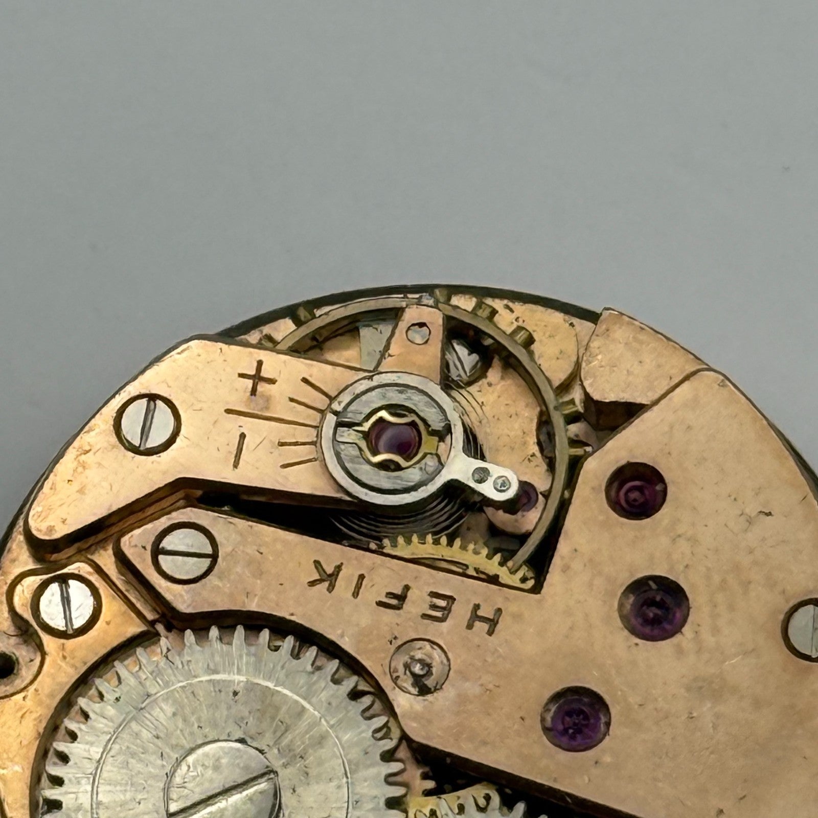 FHF 70 Watch Movement Hefik Running Manual Wind Vintage Parts Repair 23.5mm