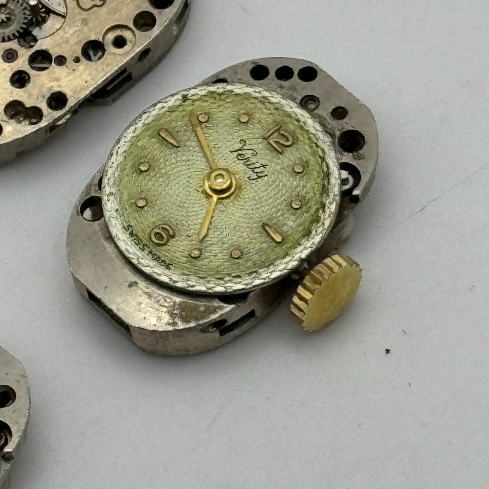 12.8mm 4 x FHF 75 Ladies Manual Wind 15 Jewels Swiss Watch Movement PARTS SPARES