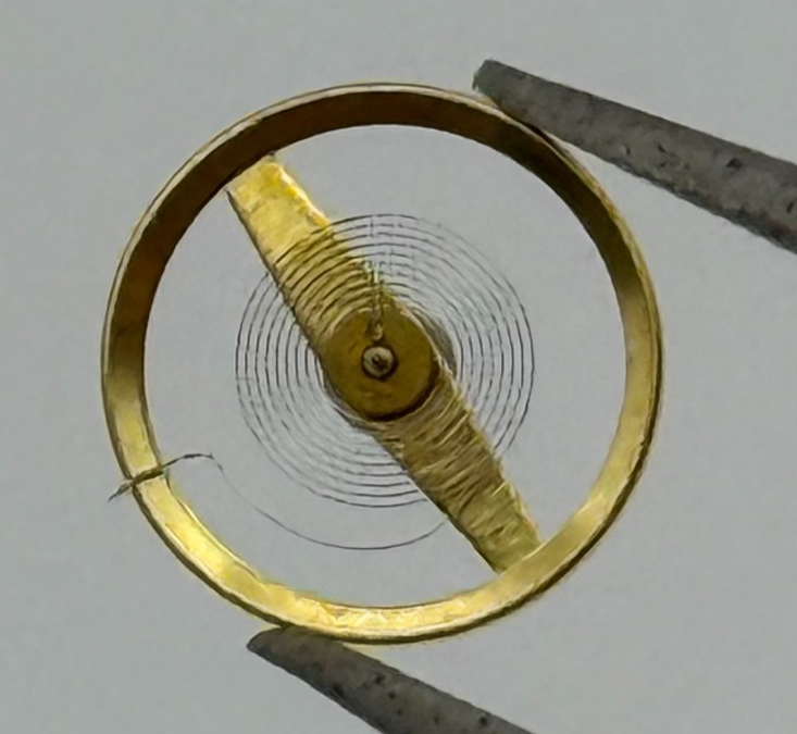 BFG 927 Balance Wheel Complete And Spring  6¾-8’’’ 1512 M Watch Movement Parts 