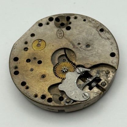 FEF Trench 15 Jewels Watch Movement Manual Wind Vintage Parts Repair 29.5mm