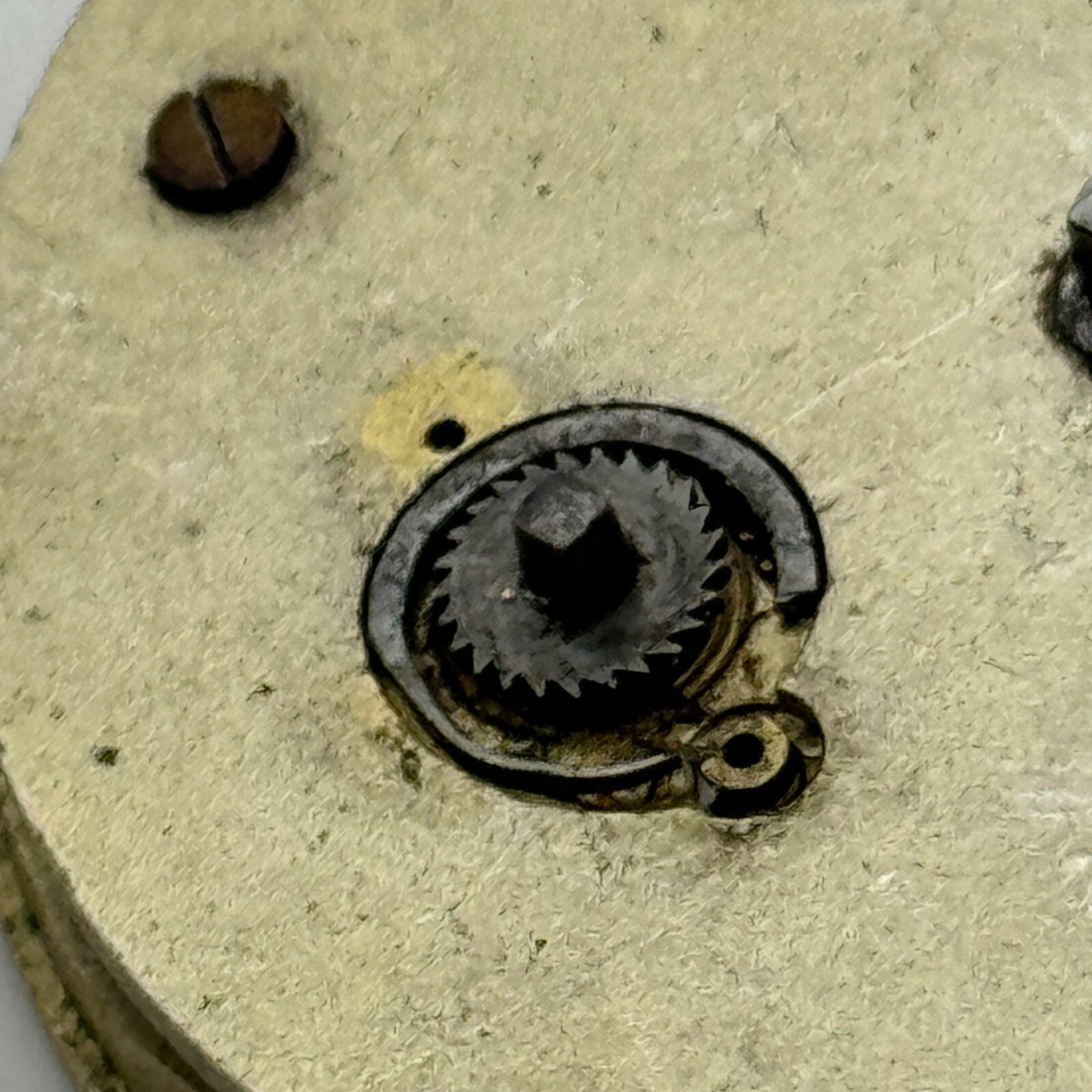 45.5mm Antique Unidentified Key Wound Pocket Watch Movement PARTS REPAIR SPARES