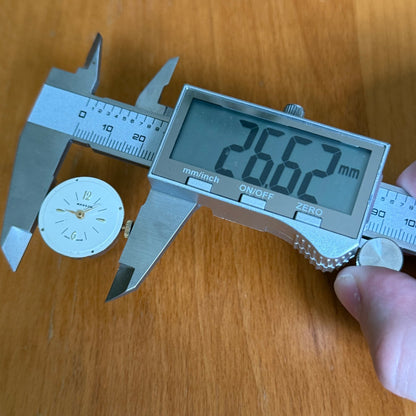 25mm Vintage Manson Patterned Flower Bezel Swiss Manual Basis Watch ZZ PARTS