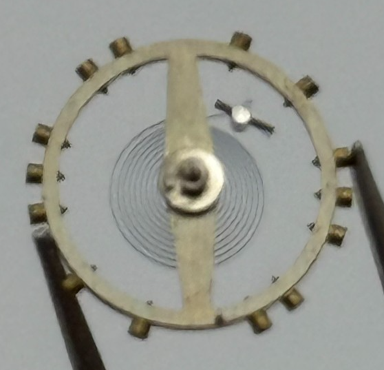 AS 984 Balance Wheel Complete And Spring 10 1/2’’’ 30 M Watch Movement Parts NOS