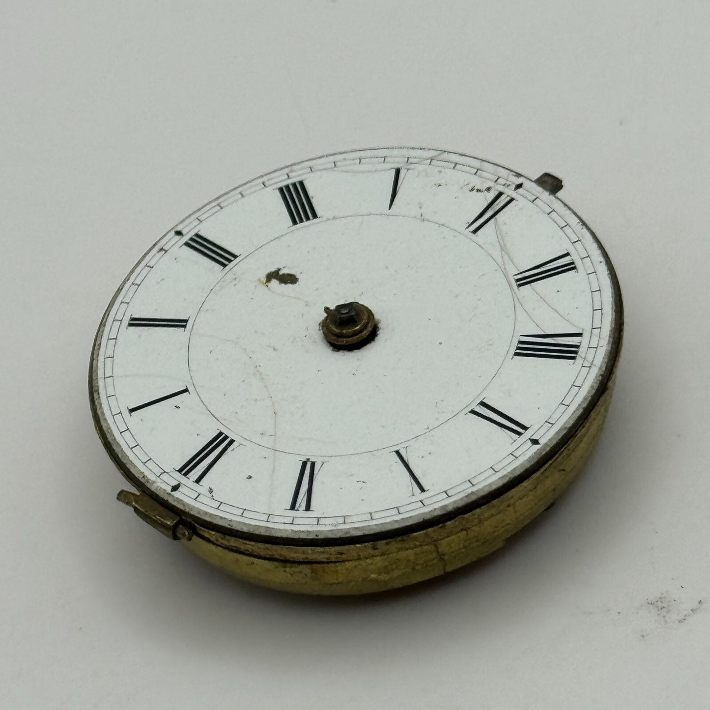 35.8mm Antique Key Wound Pocket Watch Movement PARTS REPAIR SPARES