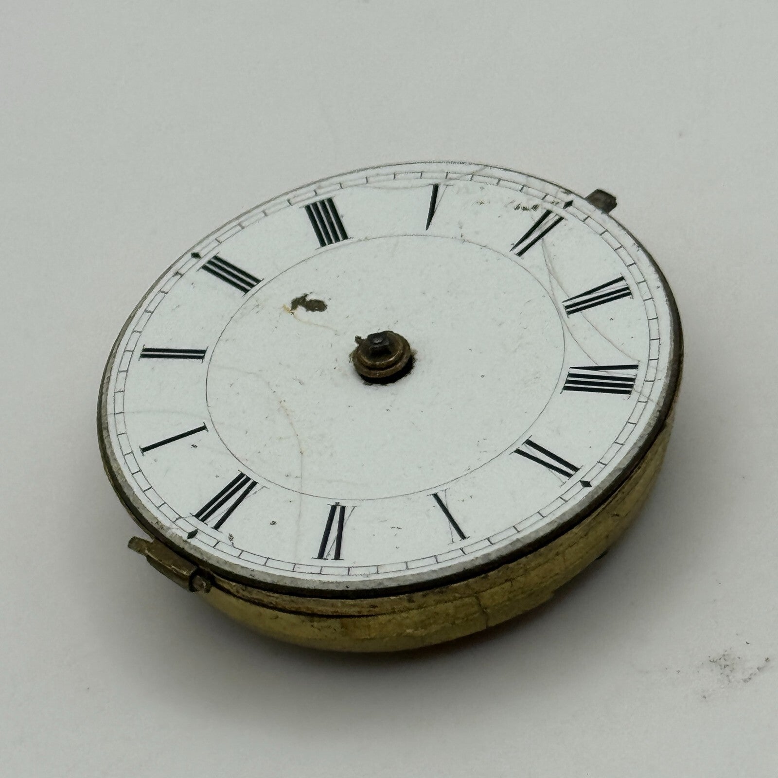 35.8mm Antique Key Wound Pocket Watch Movement PARTS REPAIR SPARES