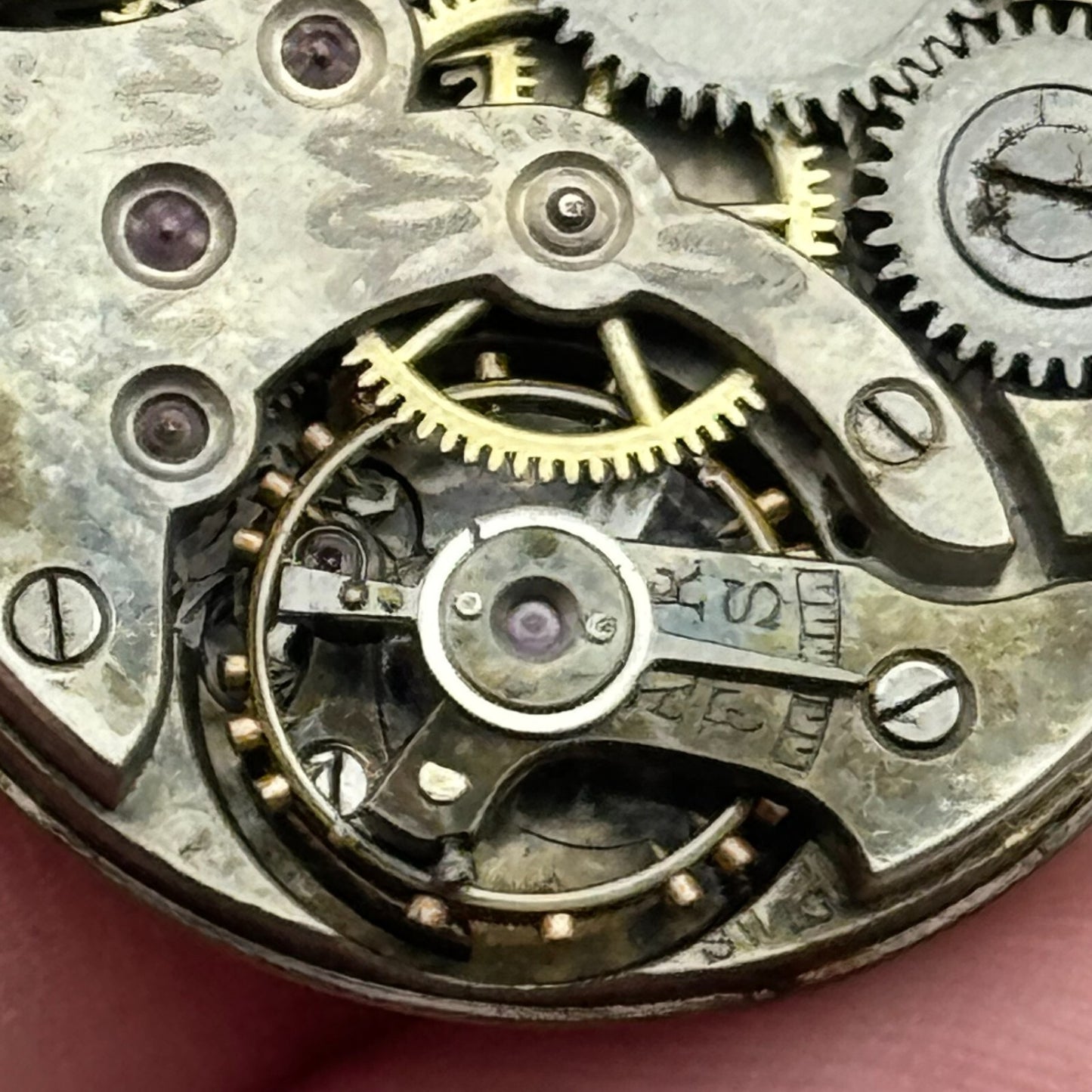 25mm Unidentified Balance Ok Quality Trench Watch Movement Manual Wind PARTS