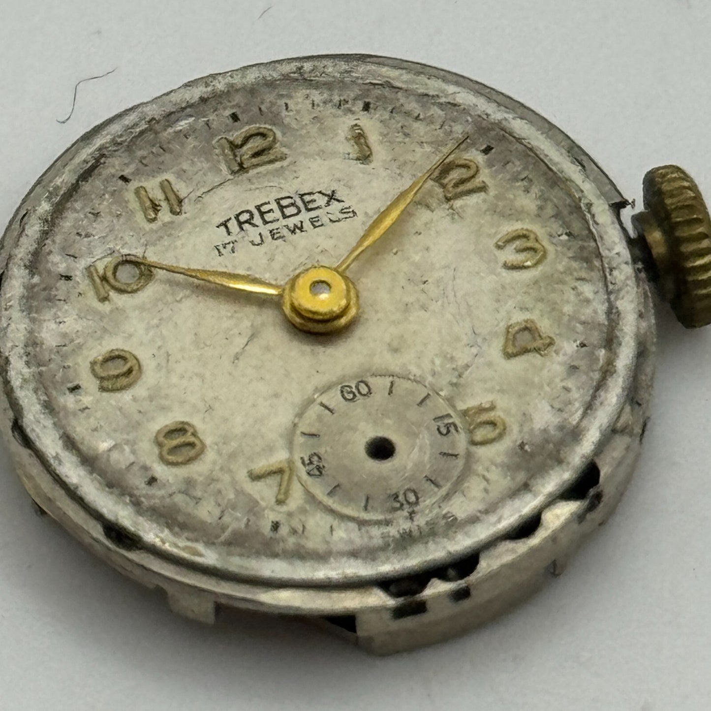 19.7mm Trebex AS 970 A Schild Sub Seconds Manual Wind Swiss Watch Movement PARTS