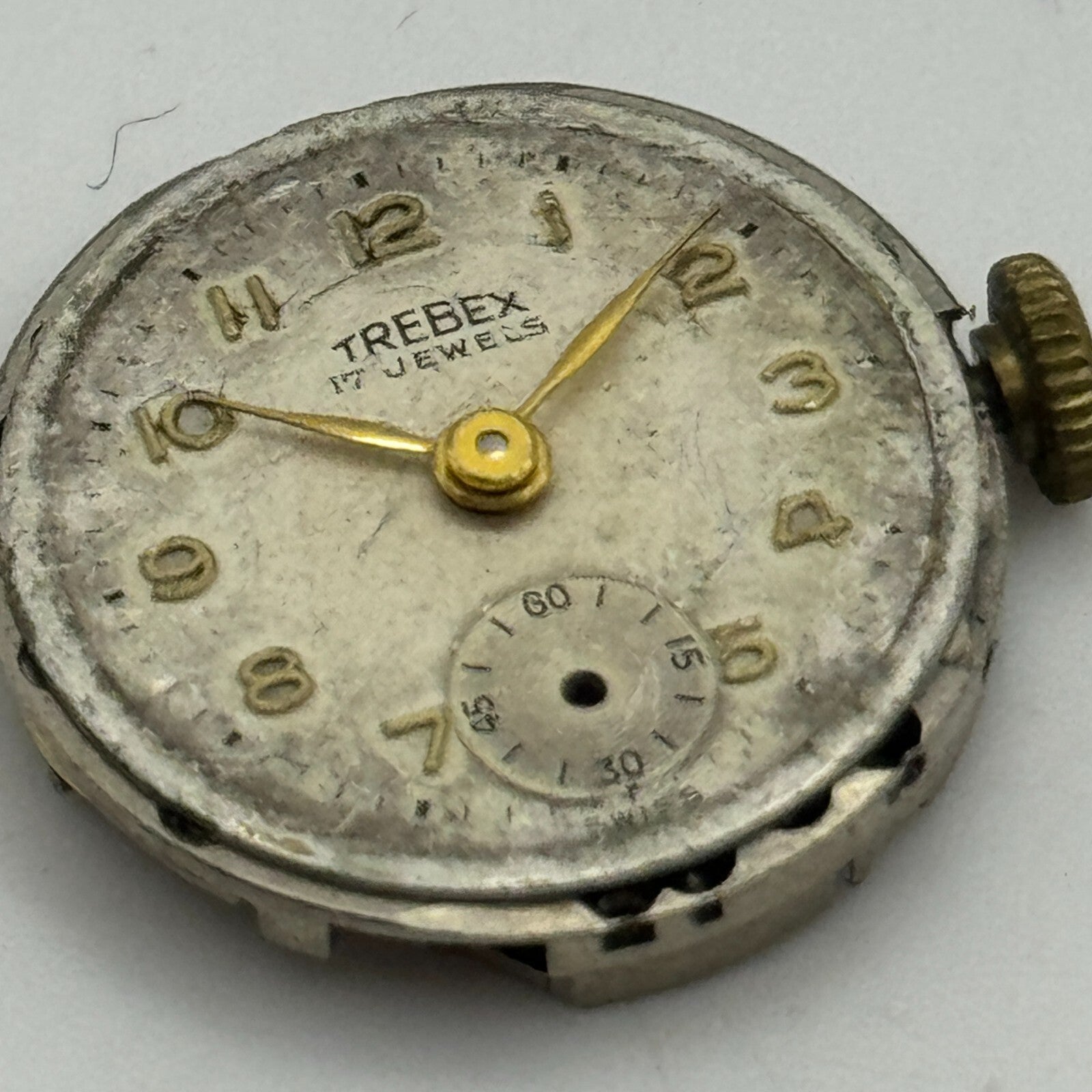 19.7mm Trebex AS 970 A Schild Sub Seconds Manual Wind Swiss Watch Movement PARTS