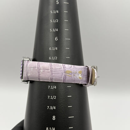 Oskar Emil Ladies Swiss Quartz Watch Crystal Bezel Leather Strap Working 25mm