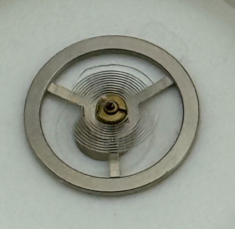 EB 8320 8321 8330 Balance Wheel Complete And Spring 6¾’’’ 1596 M Watch Movement