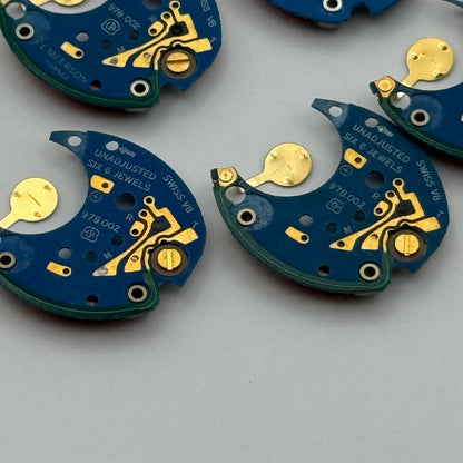 ETA ESA 978.002 x 5 Quartz Watch Movement Incomplete Swiss Ladies Vintage Parts