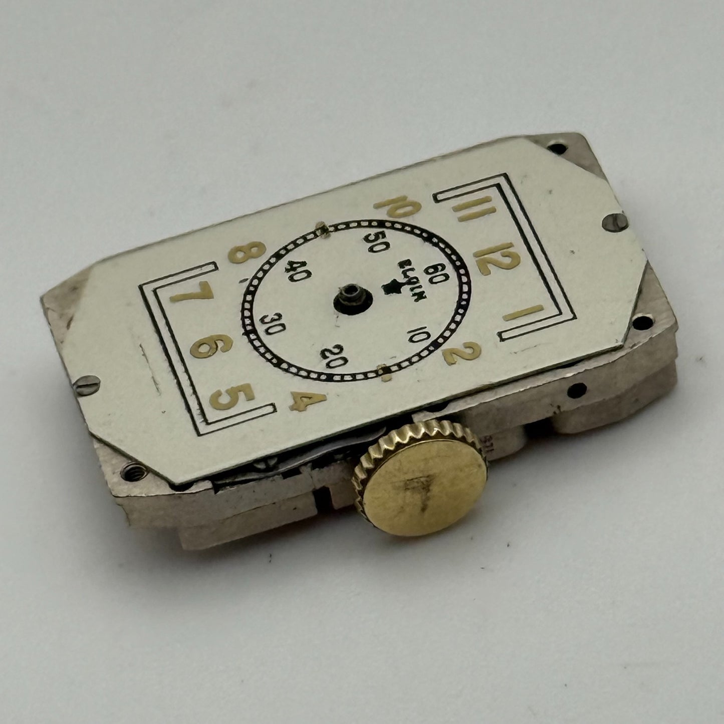 Running 1938 Vintage 18/0s Elgin 522 Model 1 American Watch Movement FOR PARTS