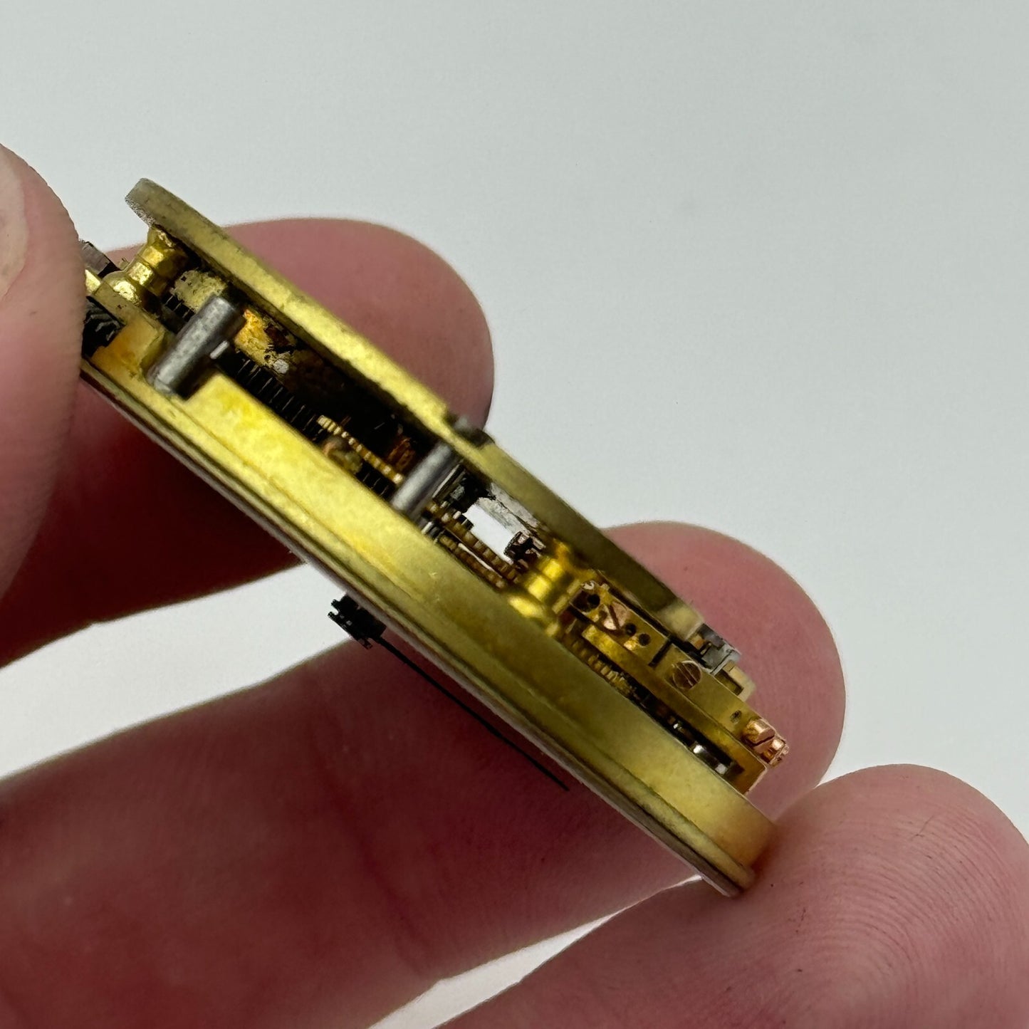 43.2mm Antique Thomas Peake London Quality Pocket Watch Movement PARTS REPAIR